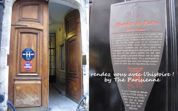 l'hôtel du jeu de Paume - sur l'ile Saint Louis !