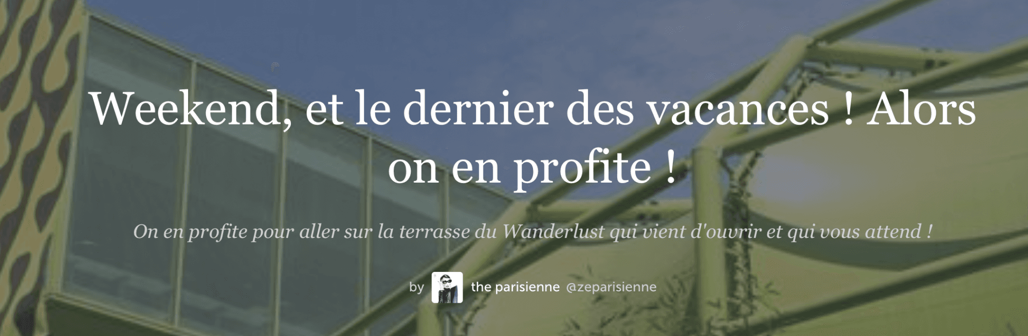 Le #storifyparis du weekend !