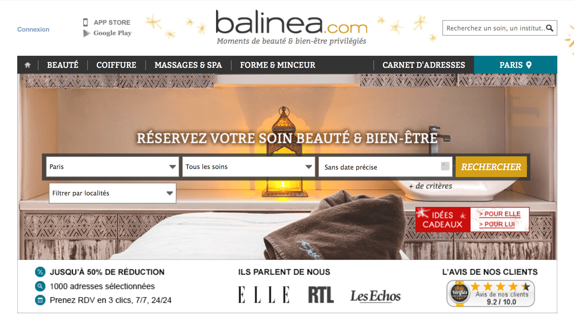 A la recherche d'un SPA ? Balinea !
