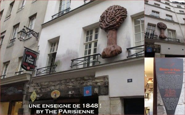 histoire d'enseignes .. La rue Mouffetard ...
