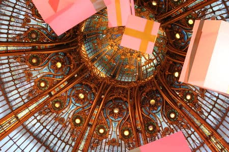 quand les grands magasins revêtent leur tenue de fête