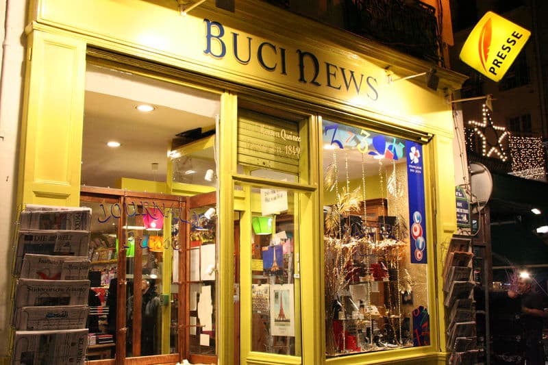 Buci News ou le charme surrané d'une papeterie - presse de quartier