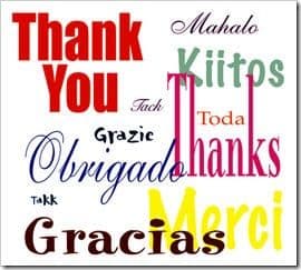 Qui voudra dire MERCI ?!