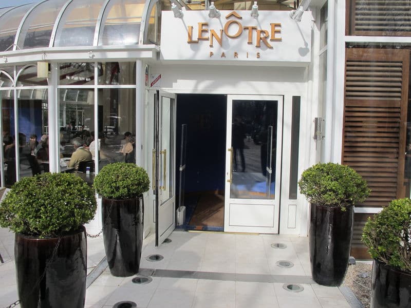 déjeuner chez Lenôtre ...