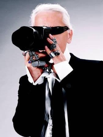 Karl LAGERFELD - la photo de couverture des 3 SUISSES Automne Hiver 2010 2011