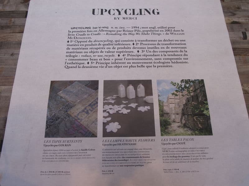 Merci store PARIS - upcycling