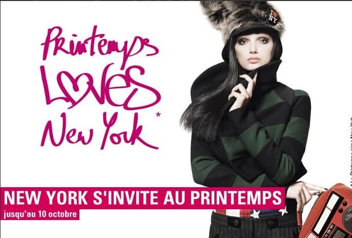 Le Printemps loves New york ... so do I !