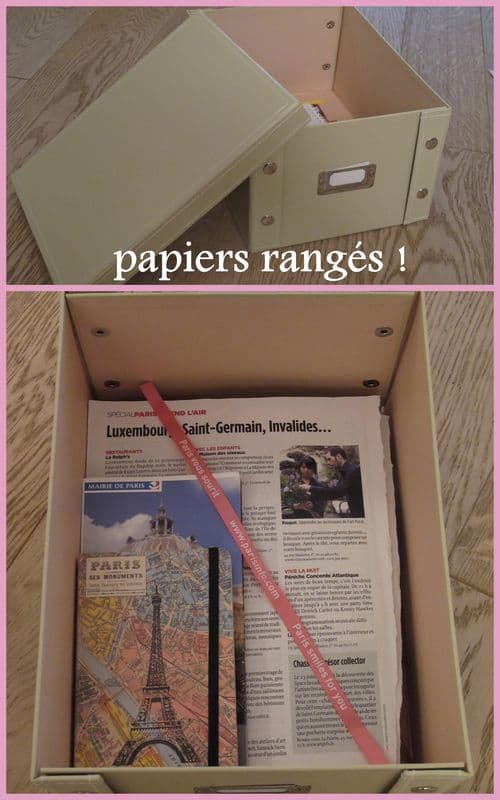 Qui va enfin pouvoir ranger ses papiers ???