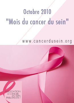 Octobre - le mois de la prévention et de la lutte contre le cancer du sein !