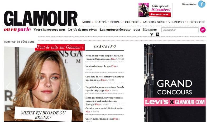 un nouveau site féminin juste pour nous - glamour.com