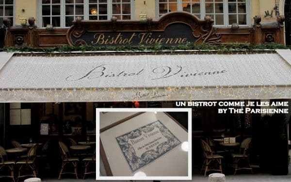 Bistrot Vivienne - un bistrot comme je les aime !