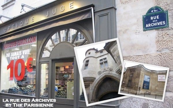 un jour, une rue ... la rue des Archives
