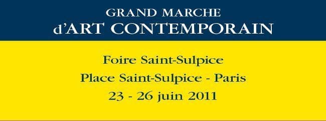 grand marché d'art contemporain - Place Saint Sulpice