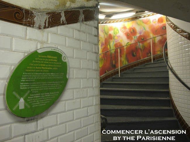 la station de métro la plus profonde de PARIS - Abbesses !