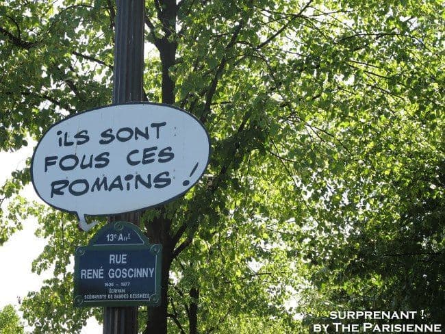 rue Goscinny - une découverte au détour d'une rue !