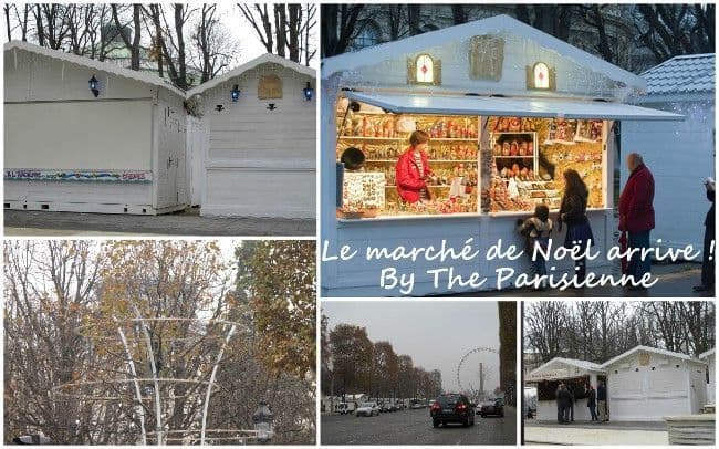 marché de Noël et illuminations sur les Champs Elysées !