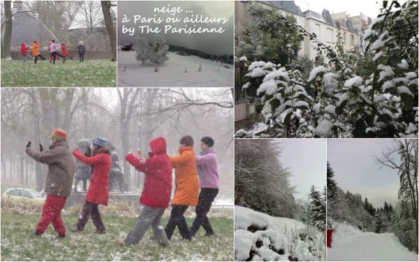 à Paris, j'aime ... La neige !