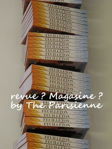 Feuilleton : revue, magazine, journal ou livre ?