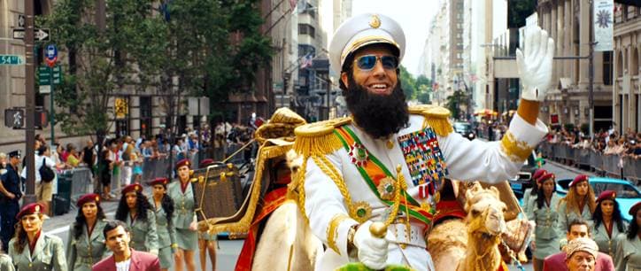 Mercredi, c'est cinéma ... la bande annonce de " The Dictator "