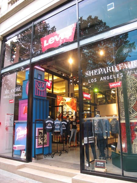 Levis store des champs elysées : le flagship de la marque !