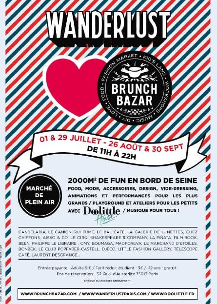 Wanderlust et brunch bazar !