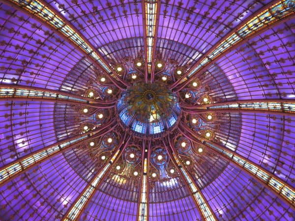 La coupole des Galeries Lafayette a 100 ans