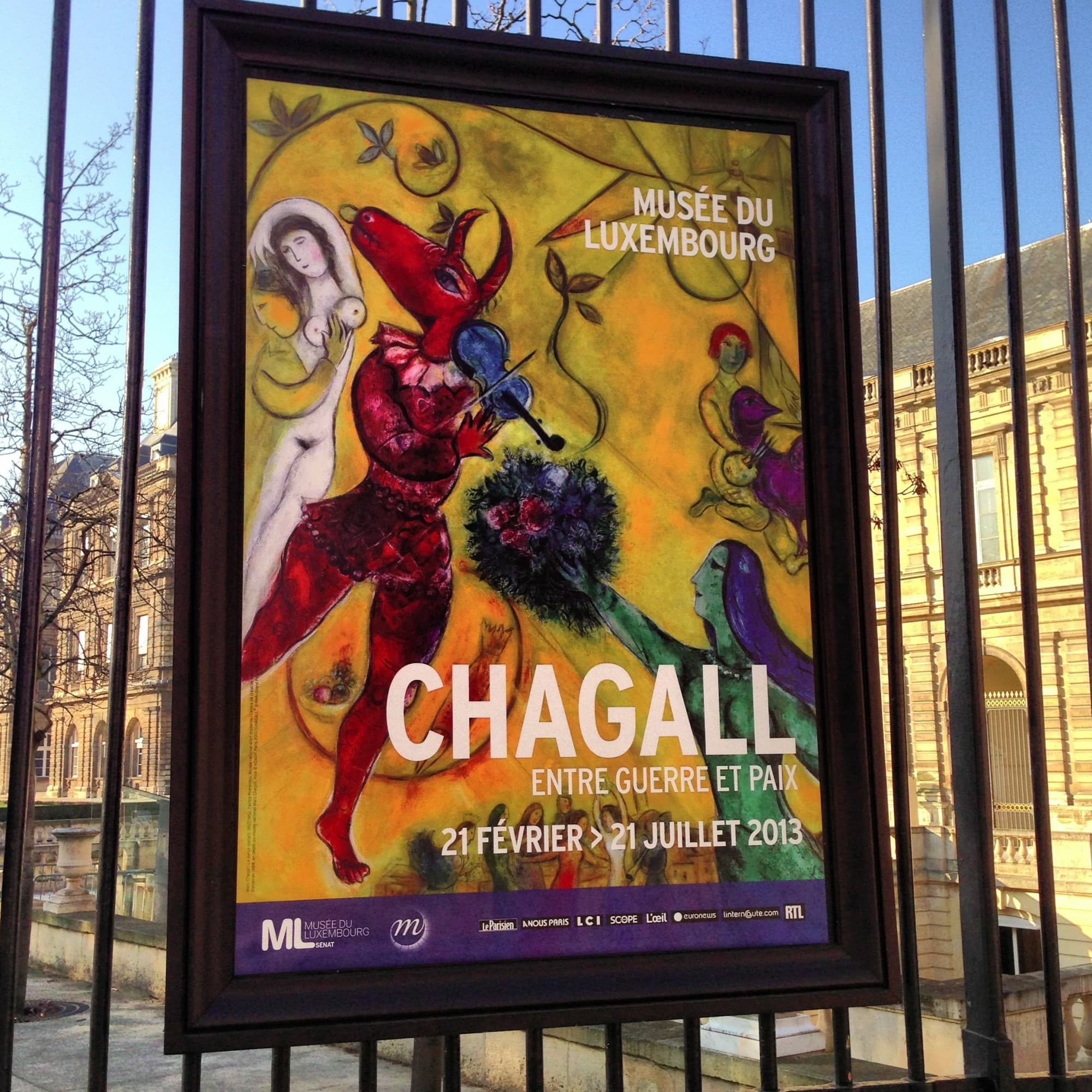 Chagall musée du Luxembourg