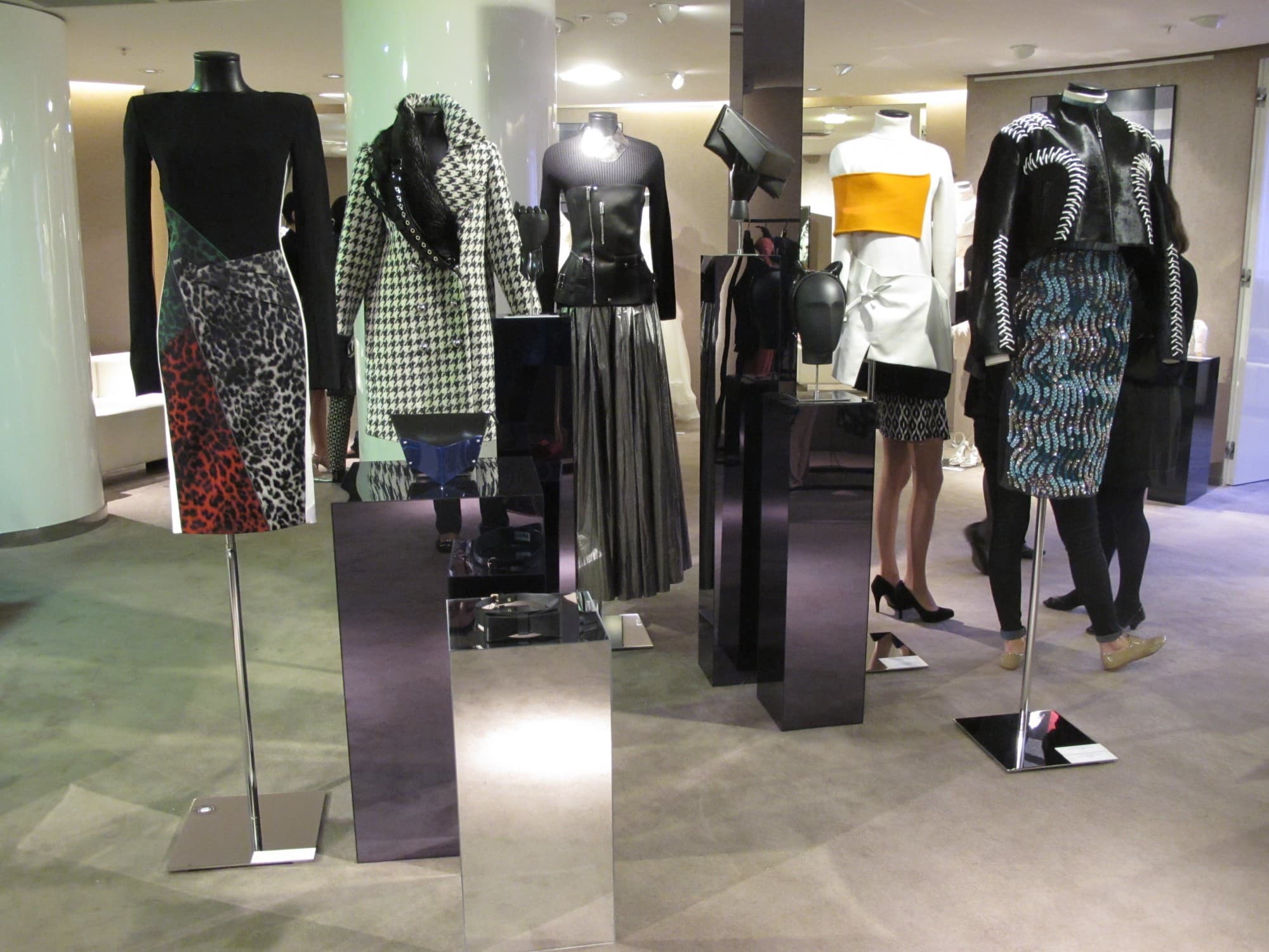 Maria Luisa est au Printemps pour la collection AW2013