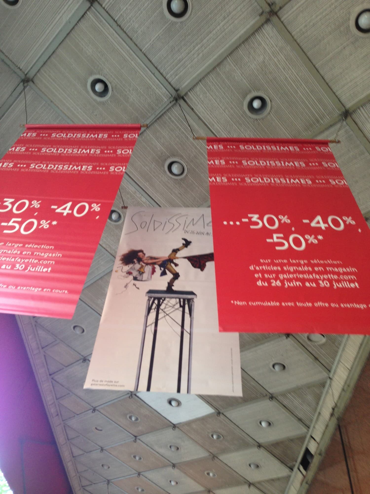 les soldes aux Galeries Lafayette, c'est parti !