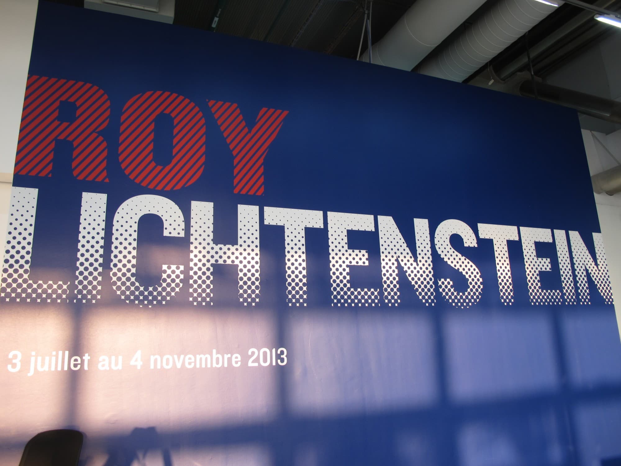 Exposition Roy Lichtenstein à Beaubourg