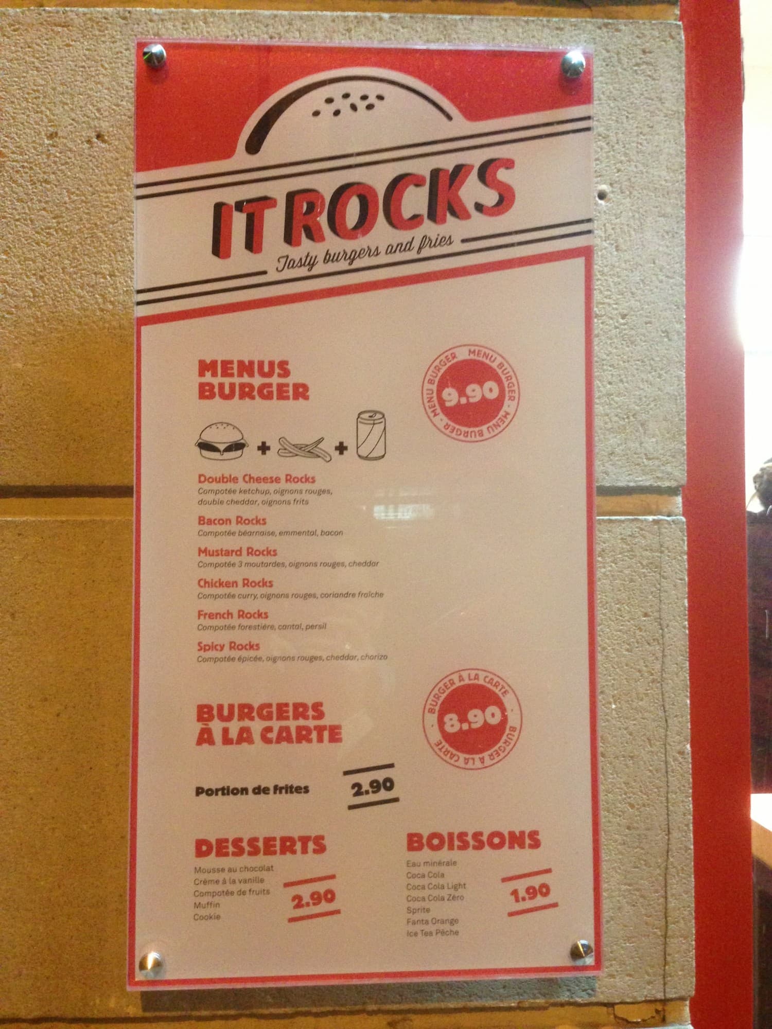 IT ROCKS - hamburgers de qualité à emporter