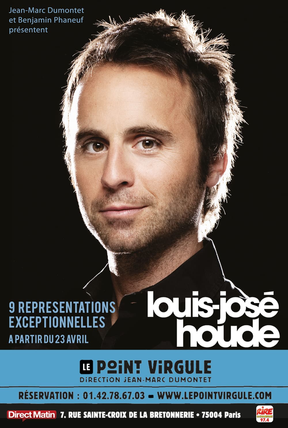 Louis-José HOUDE : l’humoriste venu du Québec