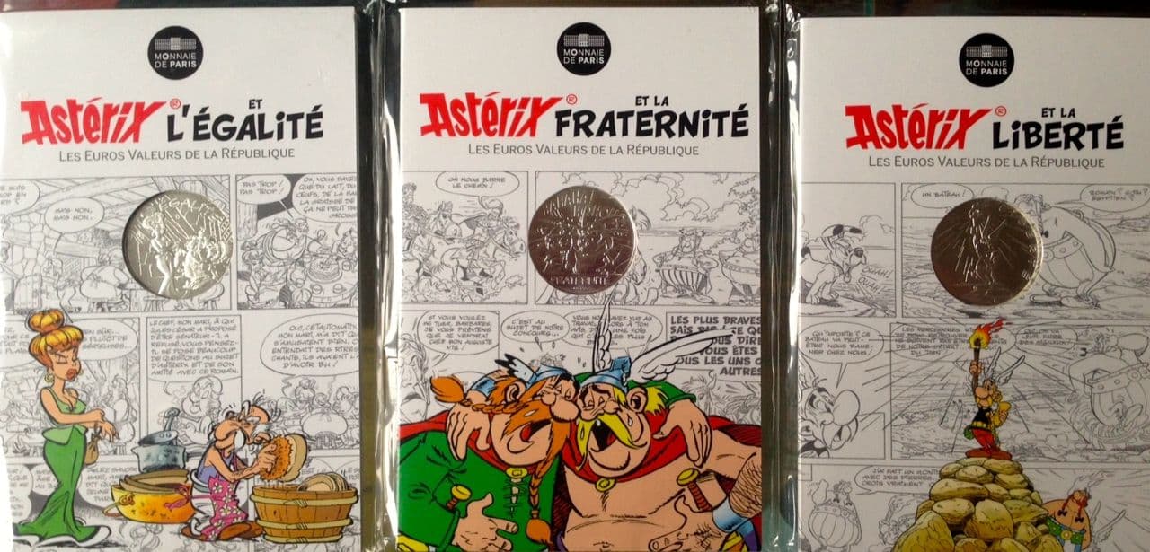 Trois superbes pièces en argent de la Monnaie de Paris