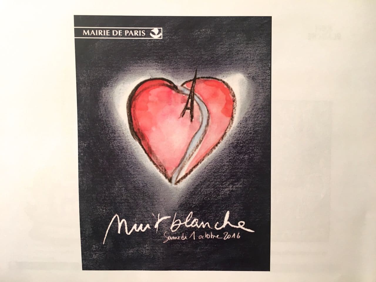 Nuit Blanche 2016 - Paris au coeur