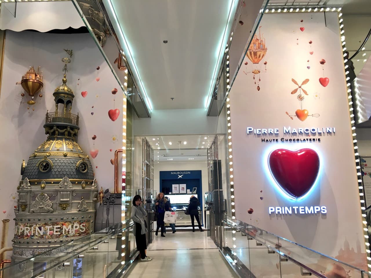Pierre Marcolini à l'Atrium du Printemps