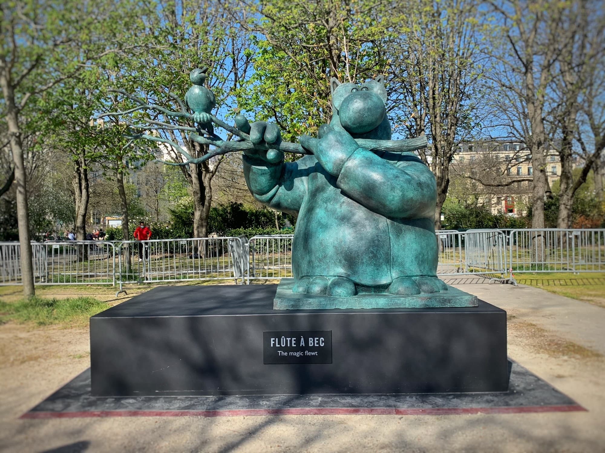 Le chat de Geluck aux Champs Elysées