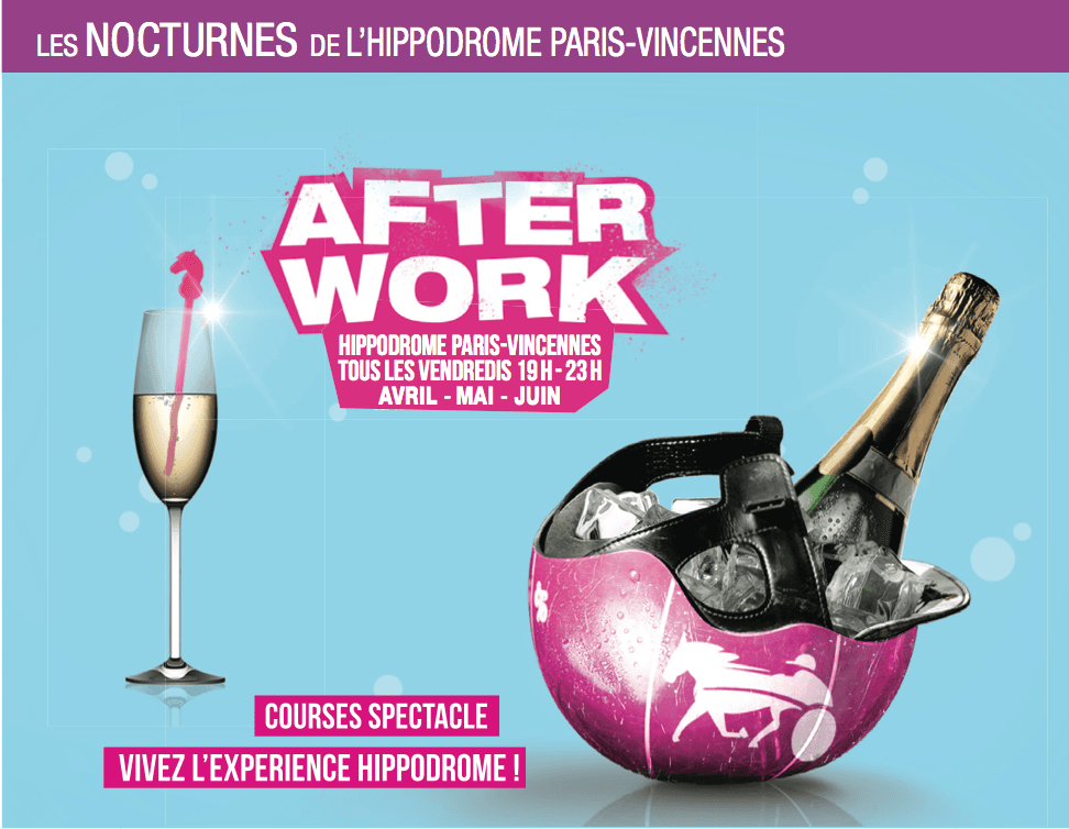 Afterwork du vendredi - bon plan à l'hippodrome de Vincennes