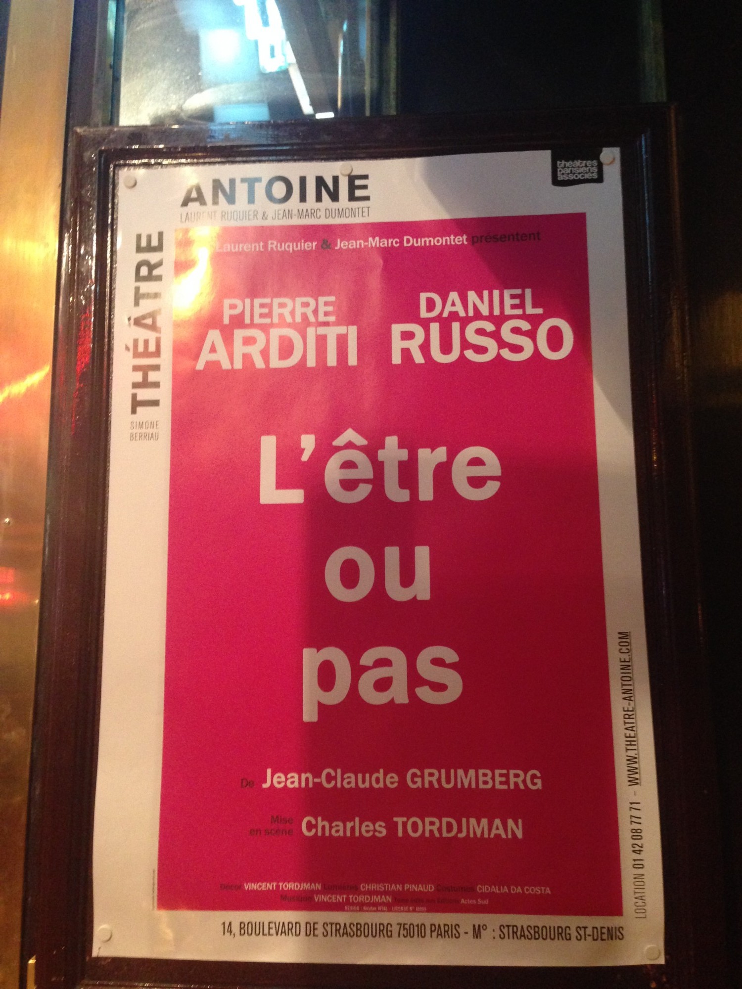 L'être ou pas - Arditi et Russo