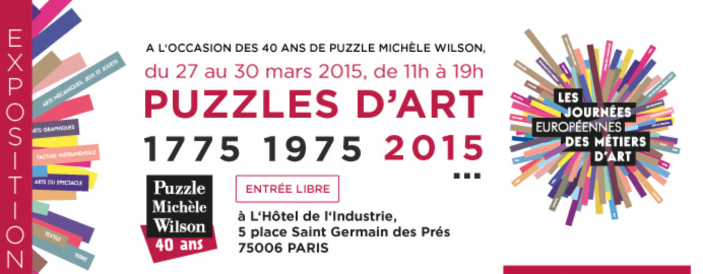 Exposition Puzzles d'Art place Saint Germain des Près