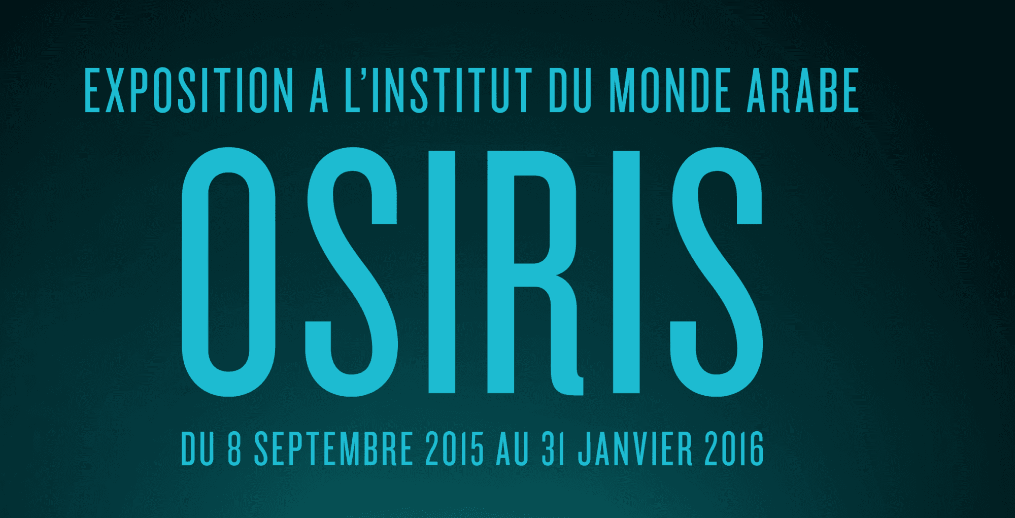 Osiris à l'Institut du Monde Arabe