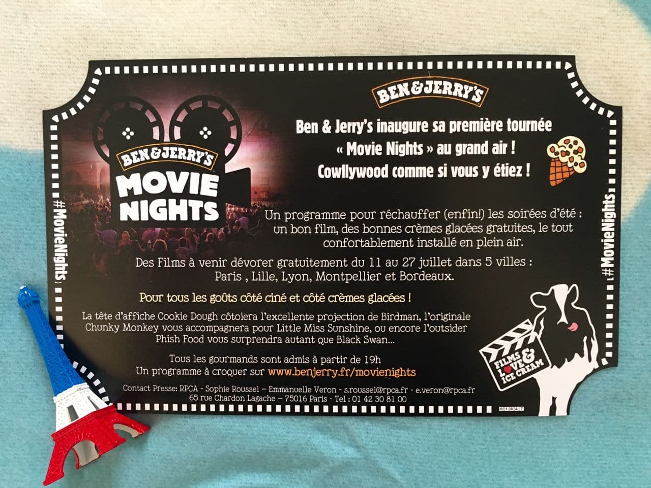 C'est Movie Nights avec Ben&Jerry's