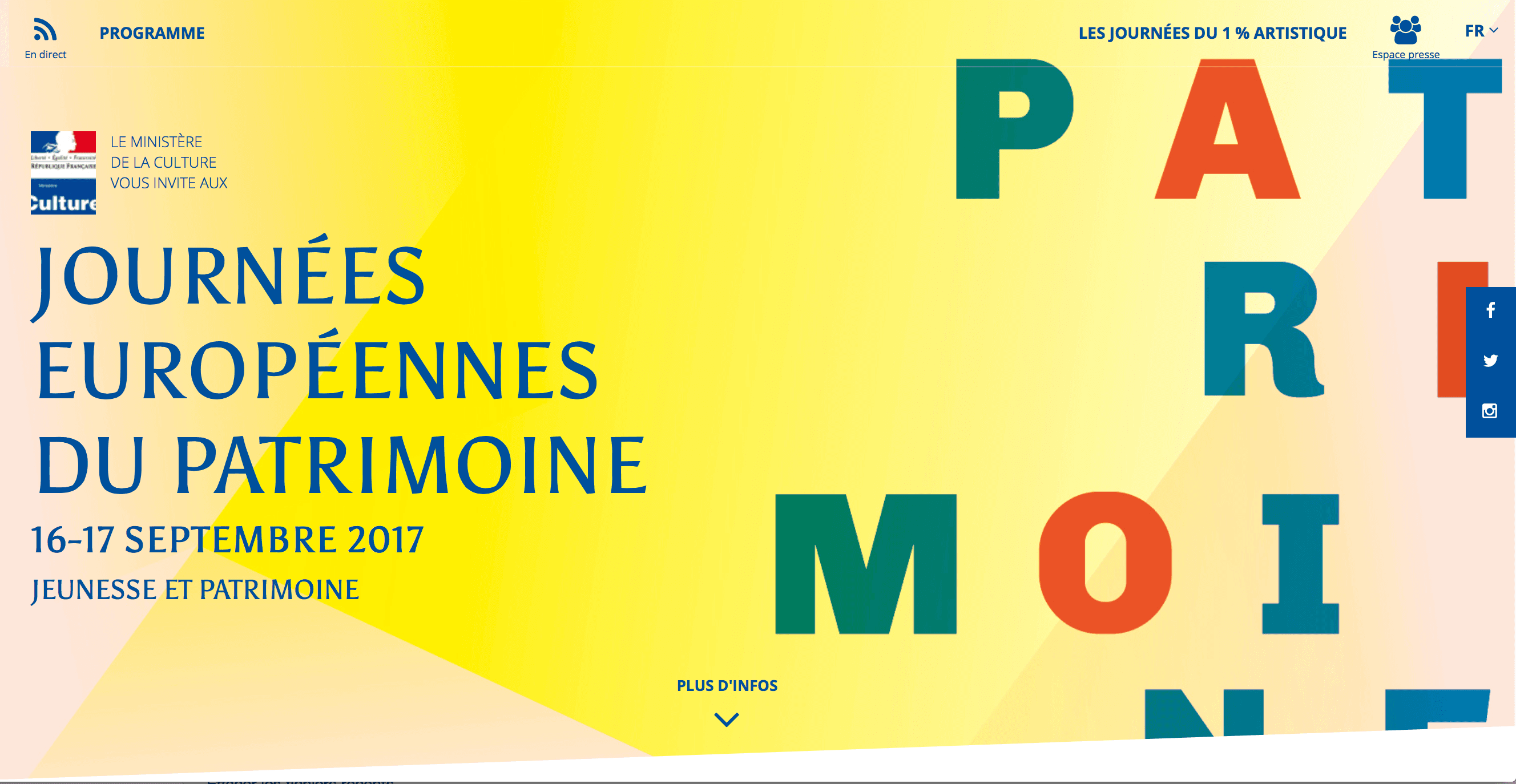 Journées du patrimoine 2017 - êtes vous prêts ?
