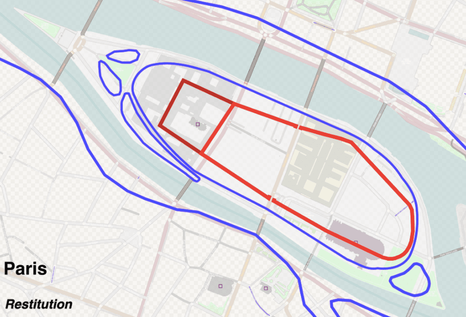 L'Ile de la Cité - vestiges d'avant.